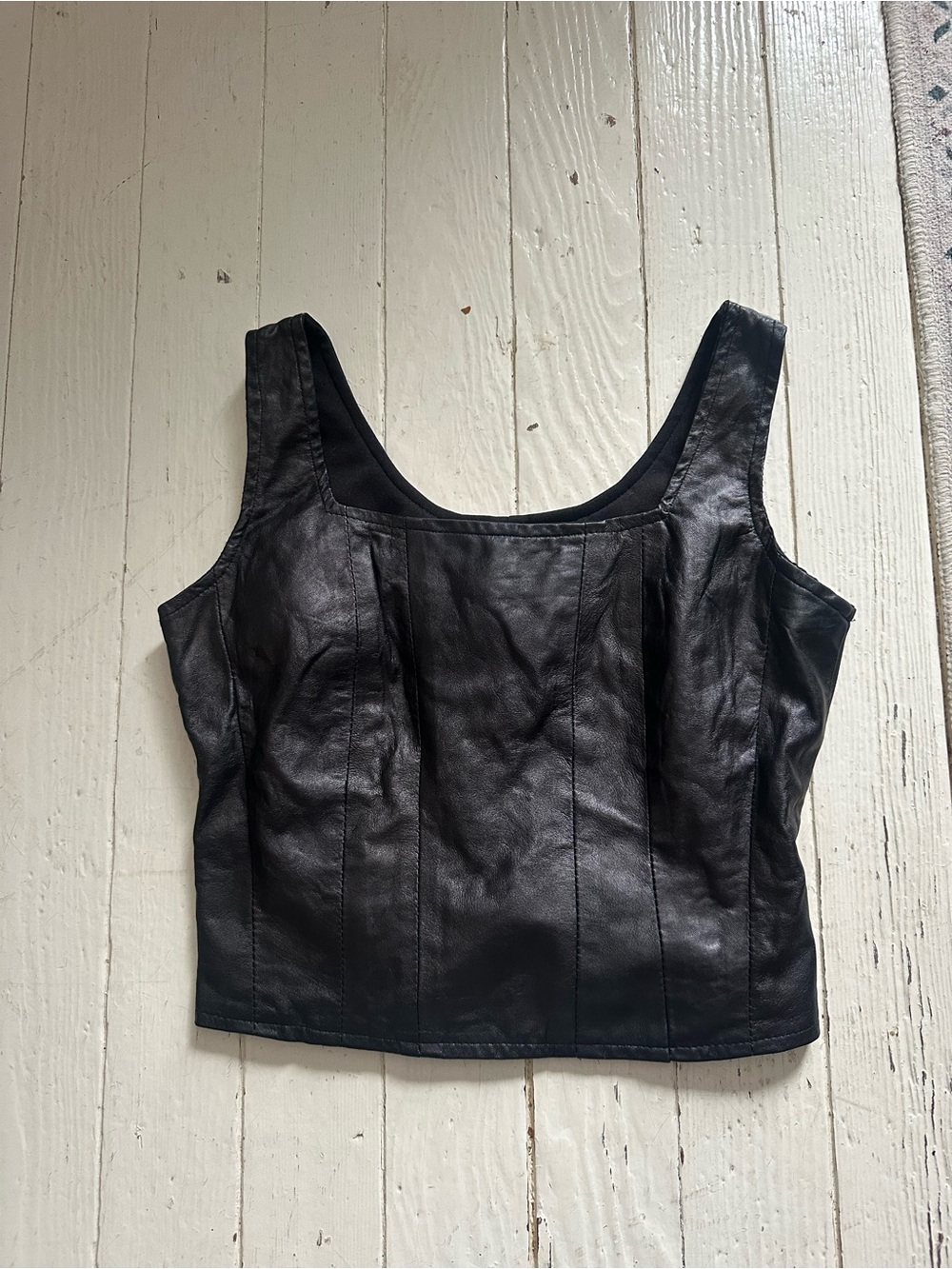 Oscar Leopold leather top